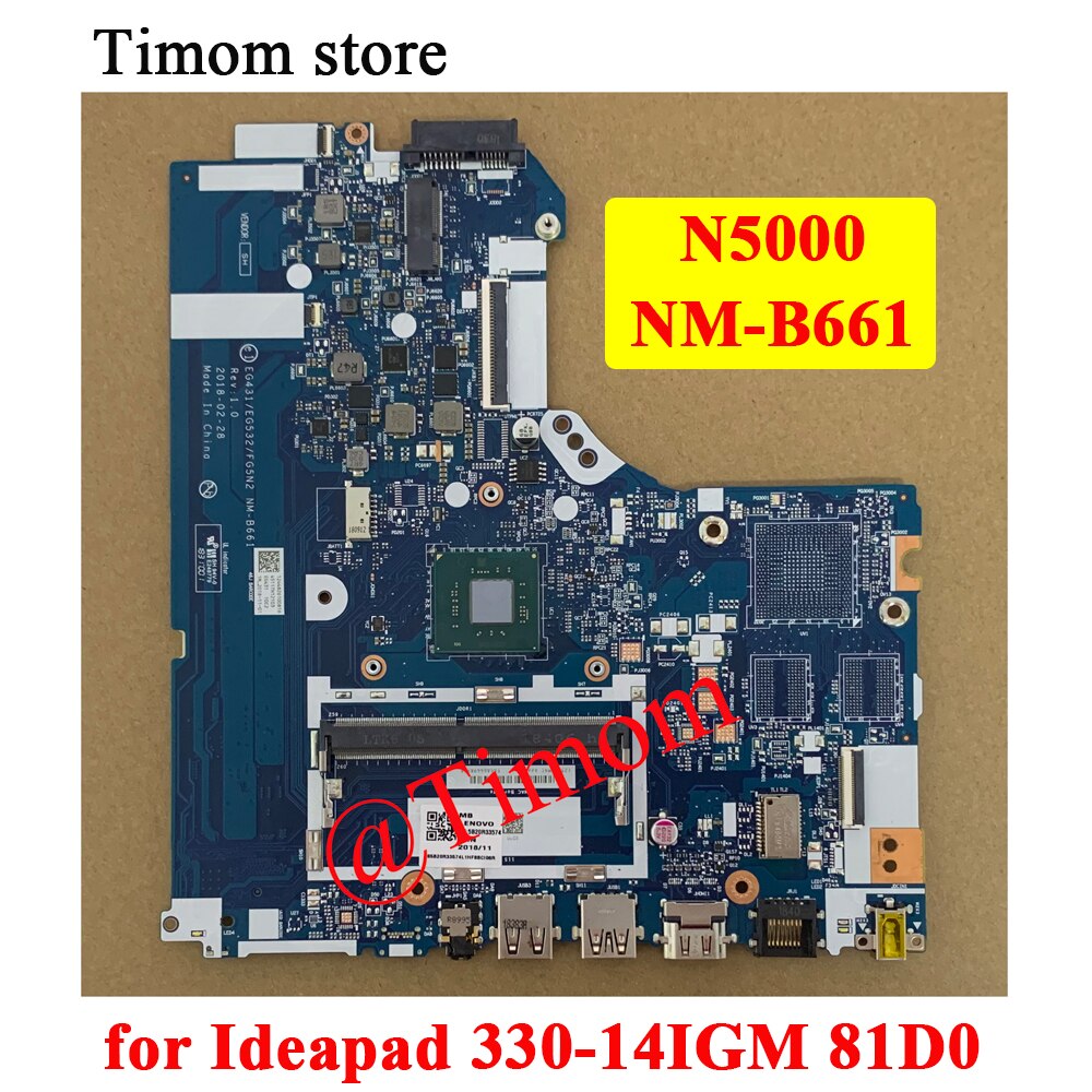 Lenovo Ʈ   NM-B661, Ideapad 330-14IGM 81D0, N5000, 5B20R33574, 5B20R33569